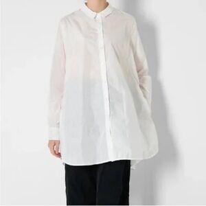 Katharina HOVMAN Oversized Taffeta Blouse Top Shirt Lilac Purple 12 L